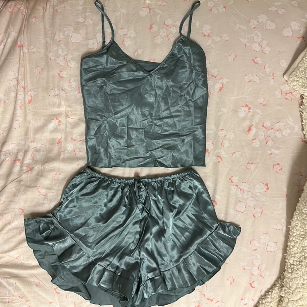 Blue Velvet PJ Set